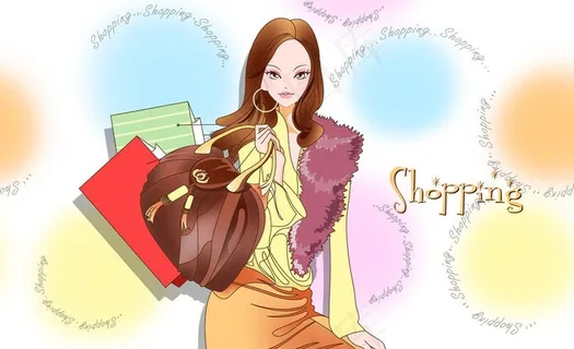 时尚女性花片图片