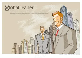 卡通人物 商业人物 分层素材 PS...