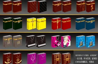 手提袋平面图图片