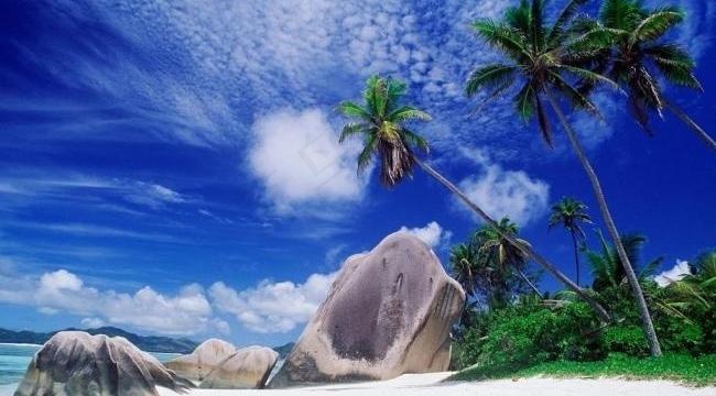 海滩风光图片