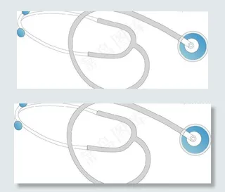 听诊器矢量图图片