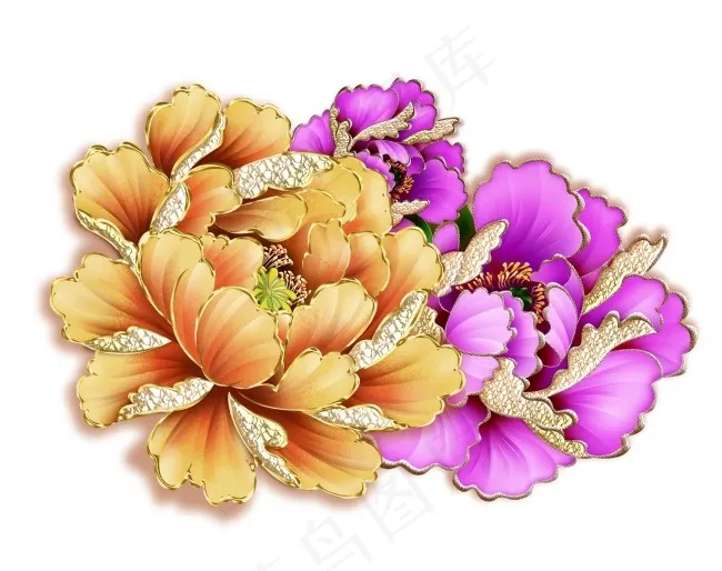 牡丹花素材