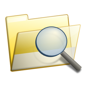 简单的文件夹中寻找剪辑艺术