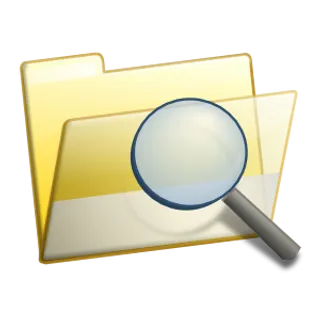 简单的文件夹中寻找剪辑艺术