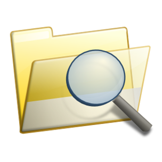 简单的文件夹中寻找剪辑艺术