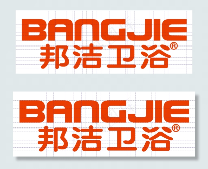 邦洁卫浴LOGOcdr矢量模版下载