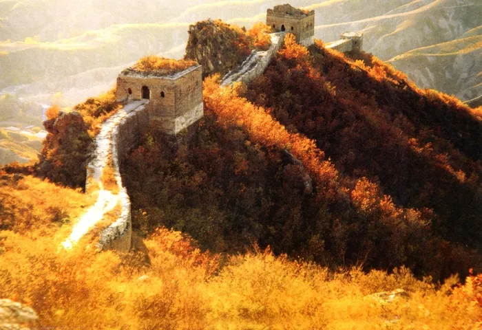 古长城油画