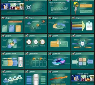 商务科技信息模板图片