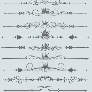 欧式花纹花边装饰图片