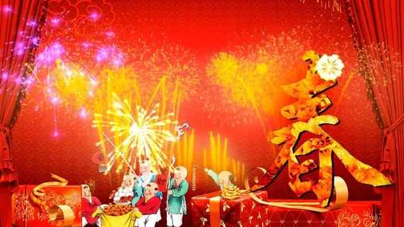 春节新春新年欢庆喜庆视频素材 春节新春新年欢庆喜庆视频素材