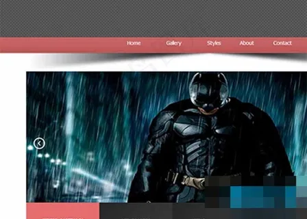 暗红色游戏动漫设计公司html模板