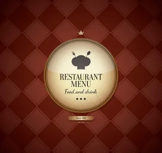 西餐厅菜单封面设计图片