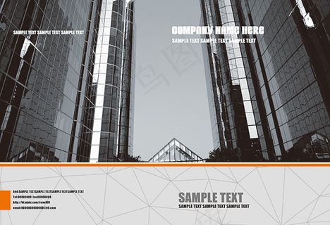 企业画册内页设计模板psd素材下载