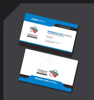 高档简约高级商务名片PSD