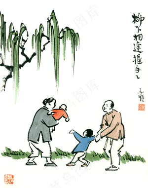 丰子恺漫画图片