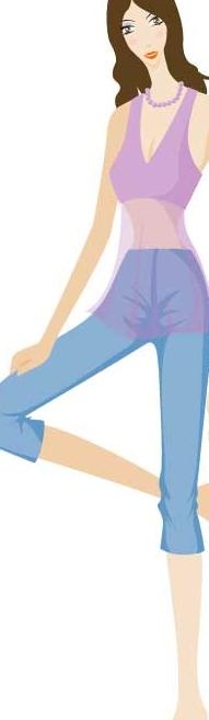 运动旅游女孩矢量图56