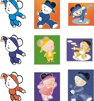 米鼠卡通素材图片