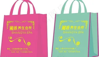 无纺布手提袋竖版图片