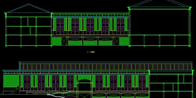 欧式教堂剖面图片