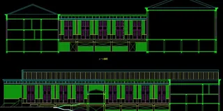 欧式教堂剖面图片