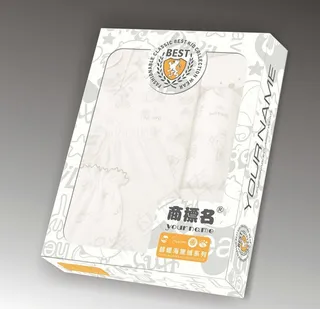 儿童卡通内衣包装盒 (注展开图)图...