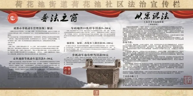 社区 法制宣传栏 PSD分层素材设...(7874X3937(DPI:100))psd模版下载