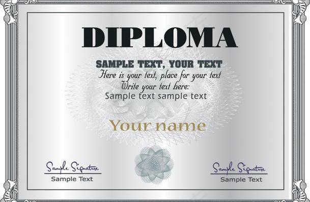 证书矢量素材图片