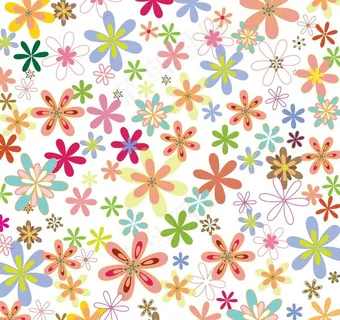 韩国素材 矢量花型图片