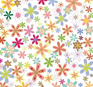 韩国素材 矢量花型图片