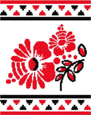 一些欧洲古典像素风格的花边图案矢量...