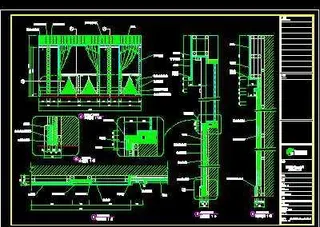 豪华酒家装修施工图纸、cad详图素...