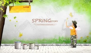 春天海报图片春天气息