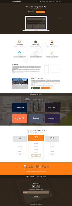 简约时尚质感网页UI首页设计淘宝首页