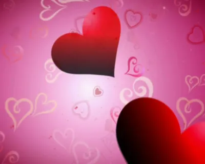 粉色爱心视频素材 粉色爱心视频素材