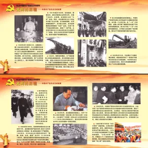 中国共产党成就展PSD分层素