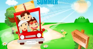 夏天风景素材图片