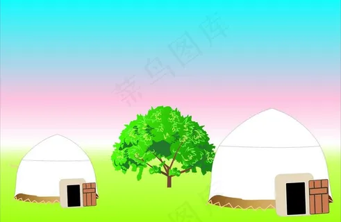 蒙古包图片