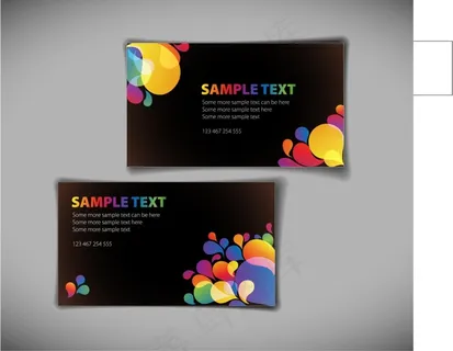 黑色潮流花纹卡片