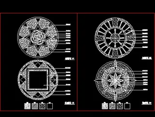 花街铺地、石材拼花、中式铺地-ca...