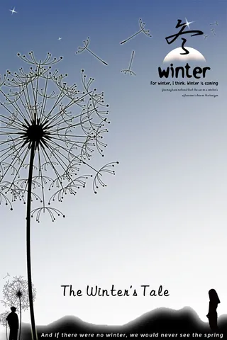 蒲公英冬季海报