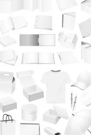 空白企业VI元素矢量实际