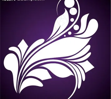 欧式花藤花纹图片