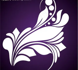 欧式花藤花纹图片