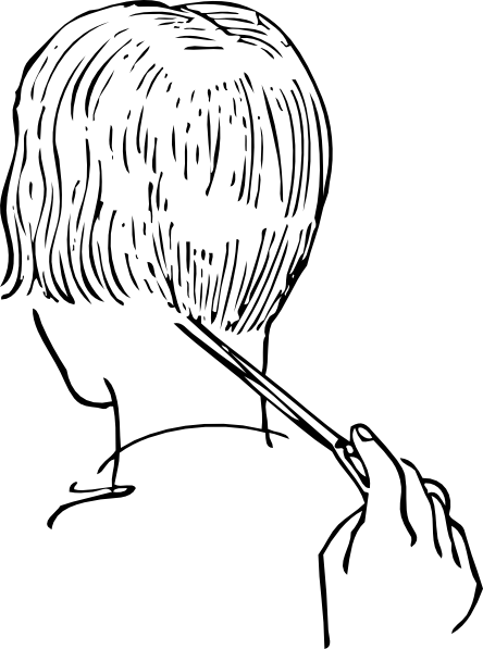 女理发剪