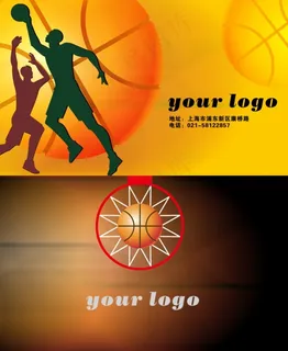 篮球场名片