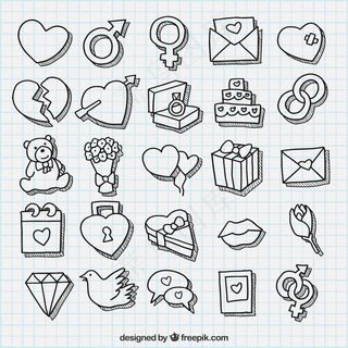 粗略的情人节爱心包