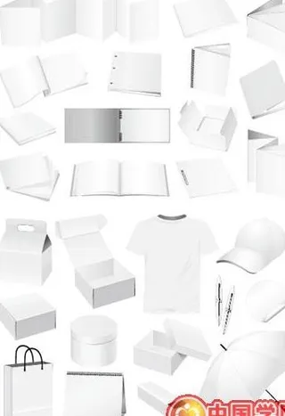 实用空白企业VI元素矢量素材