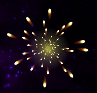 璀璨缤纷节日烟花焰火矢量素材