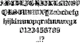 比尔希克斯字体