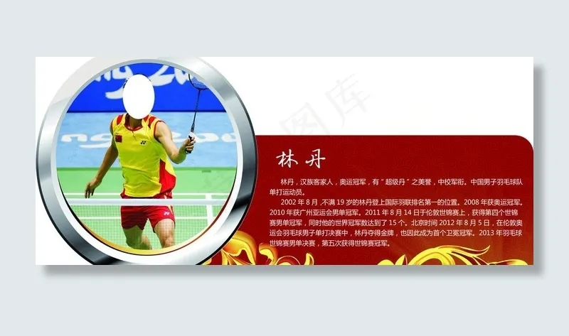 运动员 展板图片psd模版下载